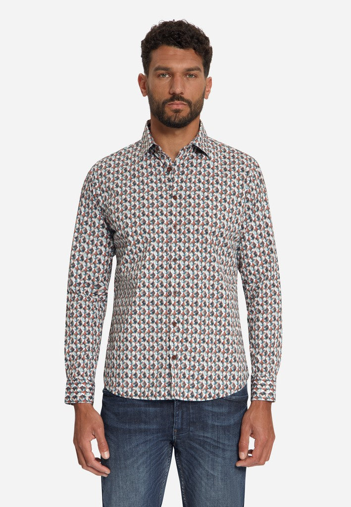Shirt Stretch Allover Printed
