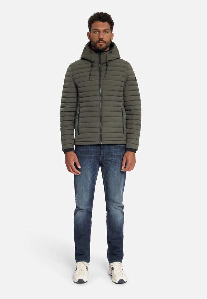 Jacket Hooded Short Fit Padded