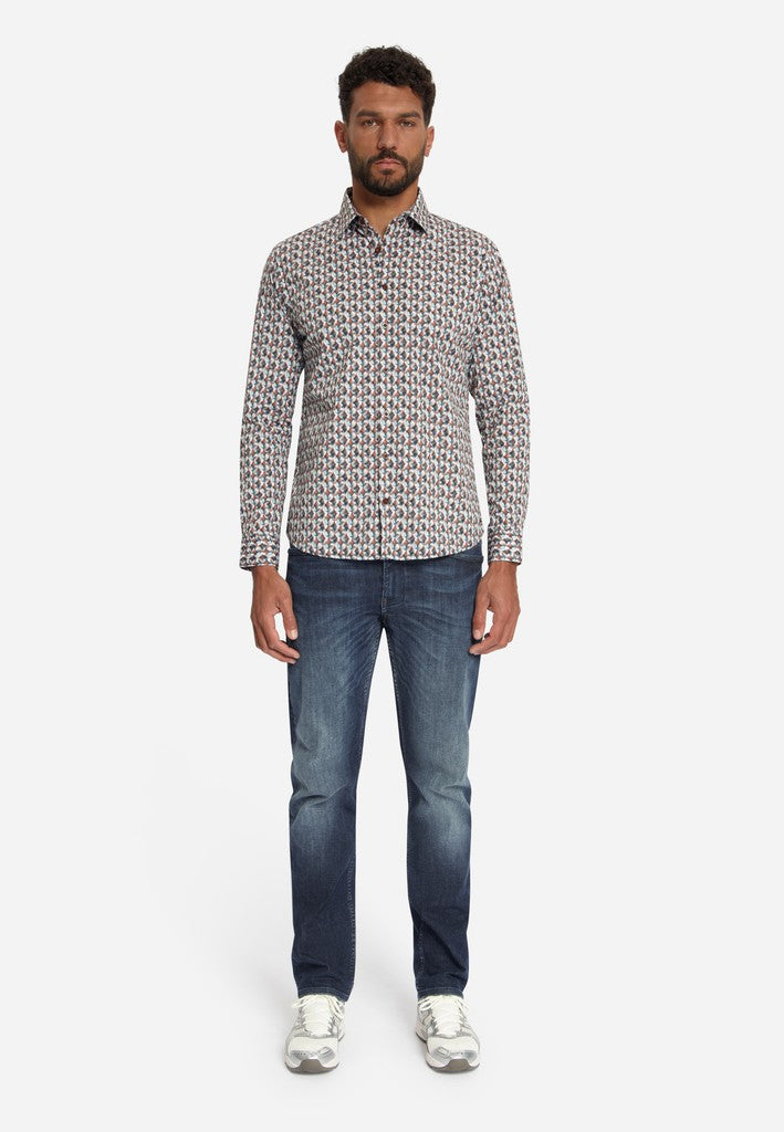 Shirt Stretch Allover Printed