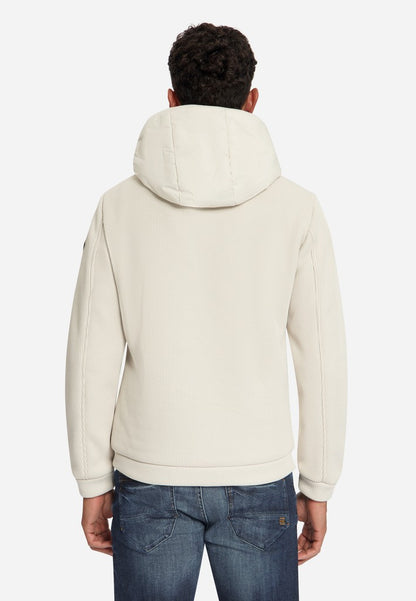 Jacket Short Fit Sealed Hooded Knitted Mix