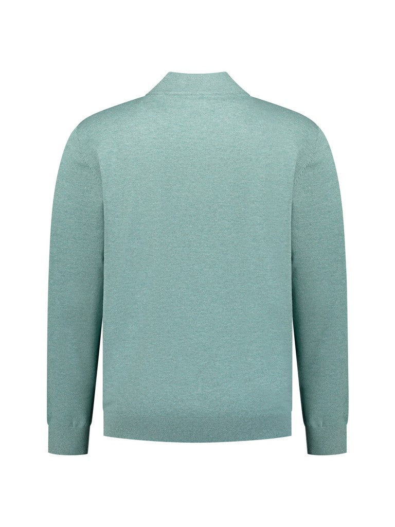 Pullover Half Zip Melange