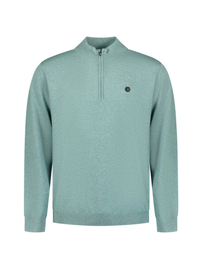 Pullover Half Zip Melange