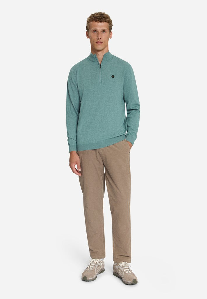 Pullover Half Zip Melange