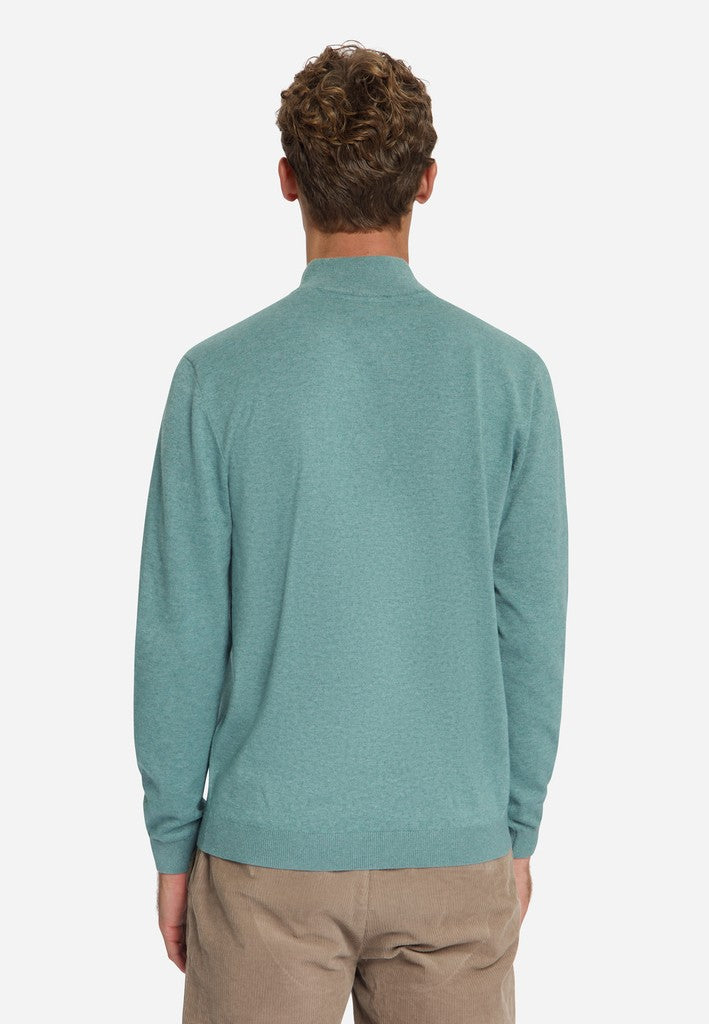 Pullover Half Zip Melange