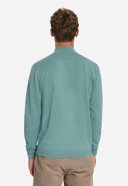 Pullover Half Zip Melange