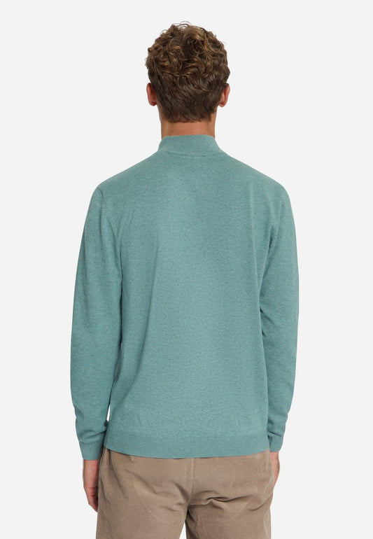 Pullover Half Zip Melange