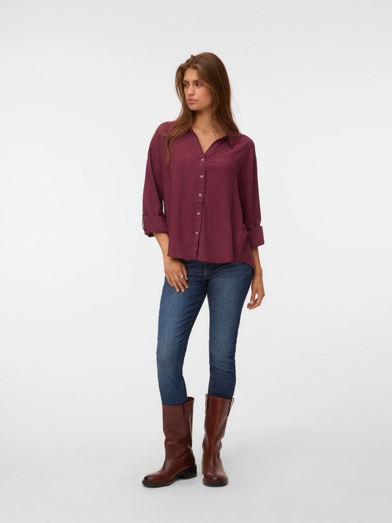 VMAURA LS SHIRT WVN NOOS