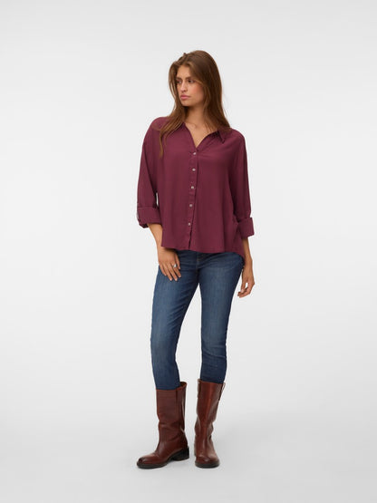VMAURA LS SHIRT WVN NOOS