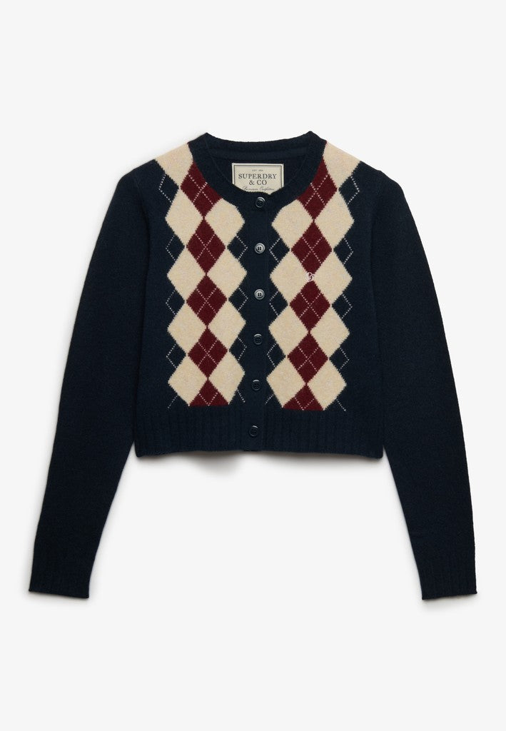 ARGYLE CARDIGAN