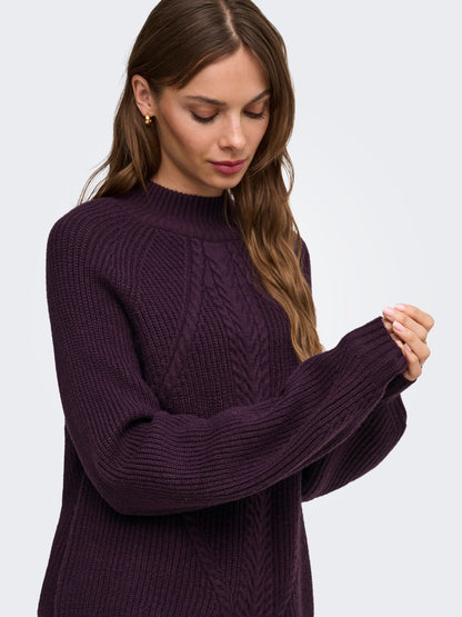 ONLKATIA LS DETAIL HIGHNECK NOOS KN