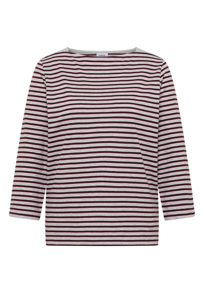 TOS Small Striped Boatneck Shi
