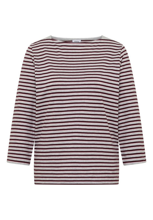 TOS Small Striped Boatneck Shi
