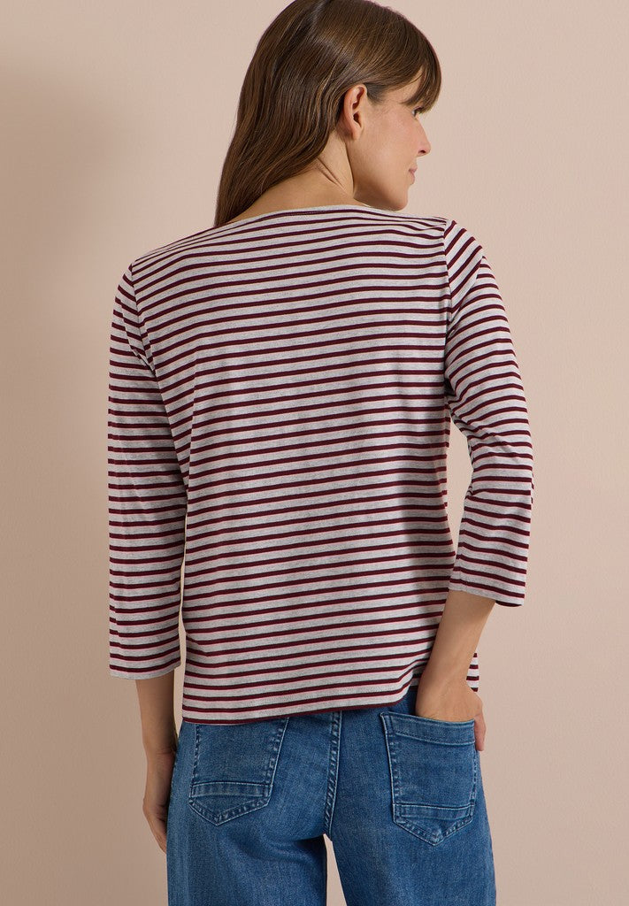 TOS Small Striped Boatneck Shi