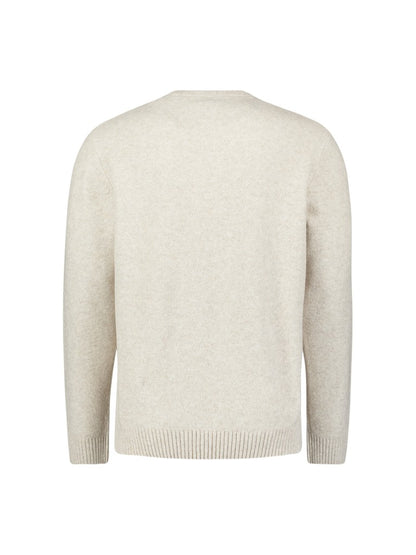 Pullover Crew Neck Melange Light Weight with Wool