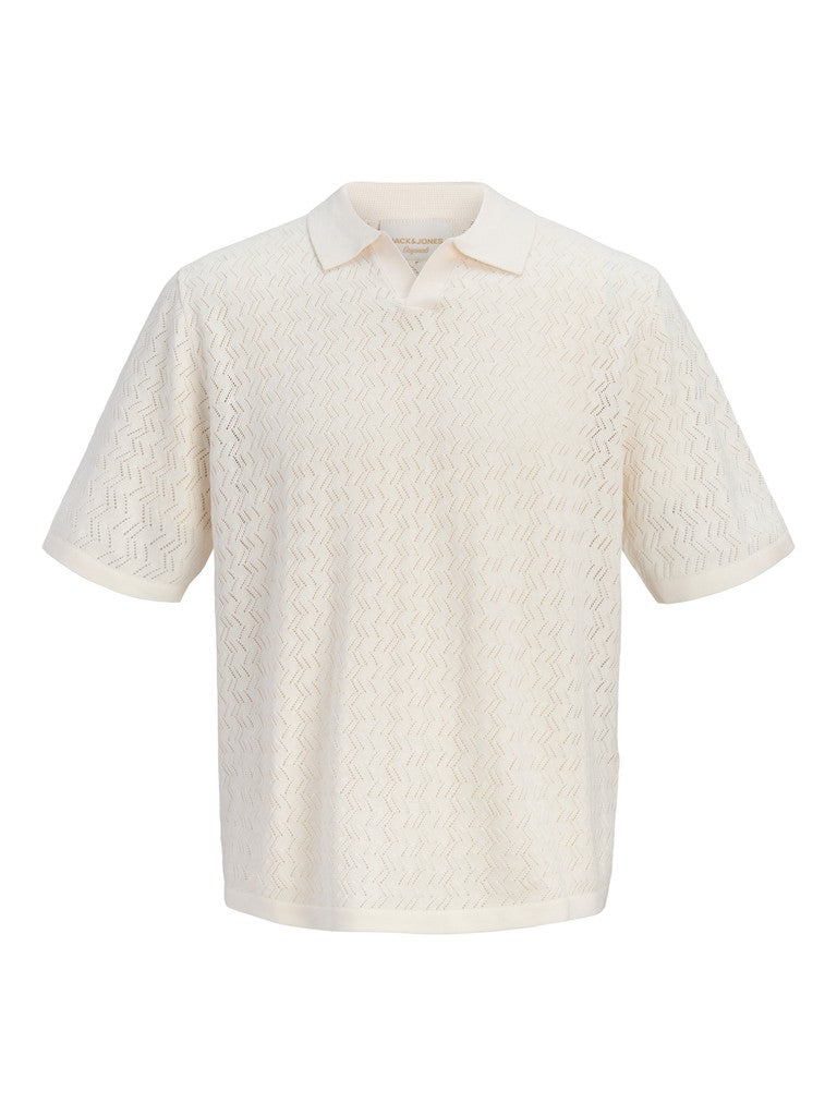 JORTYLER KNIT SS SPLIT NECK POLO SN