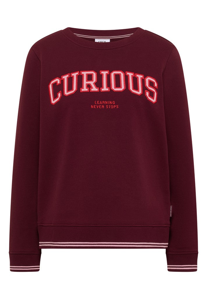 TOS Sweatshirt with Embroidery