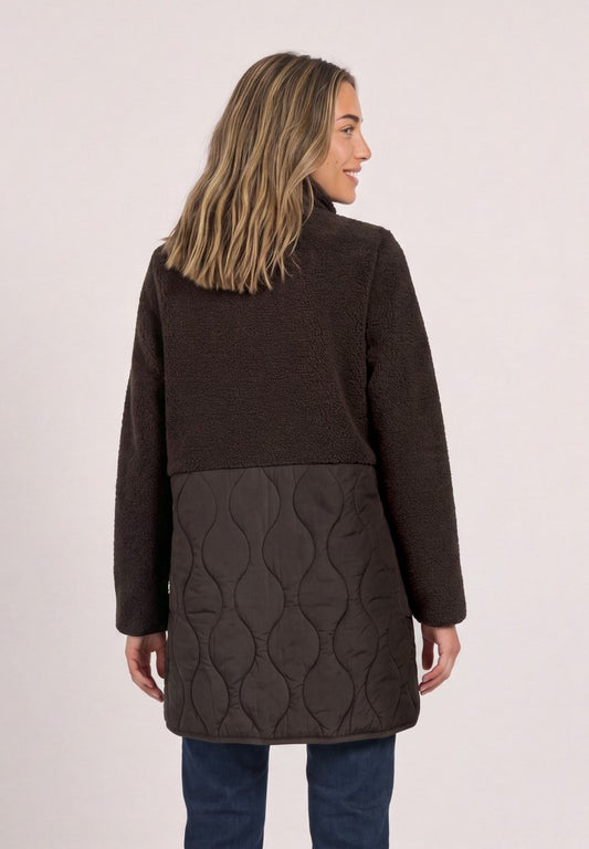 Mat Mix Teddy Coat w. Quilting