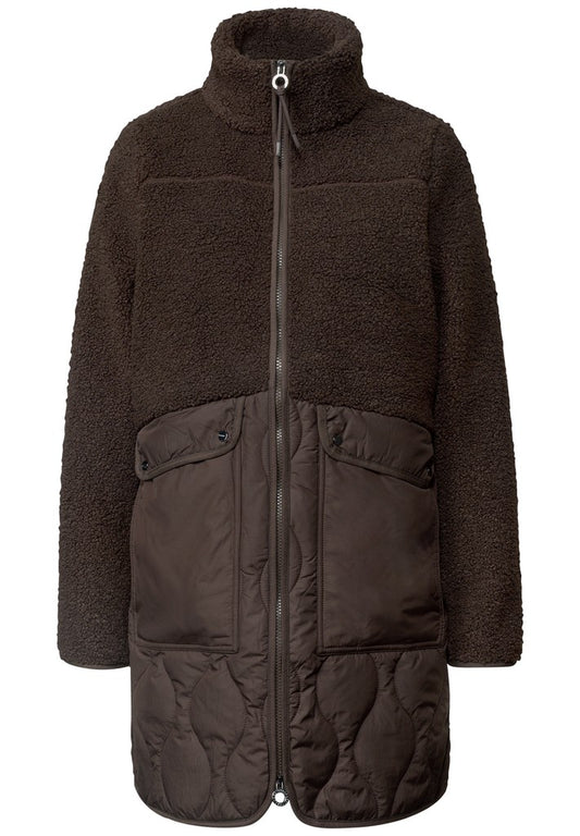 Mat Mix Teddy Coat w. Quilting