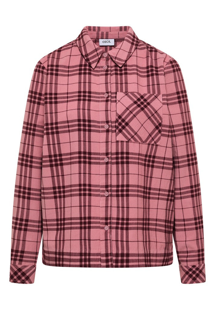 TOS Check Corduroy Blouse