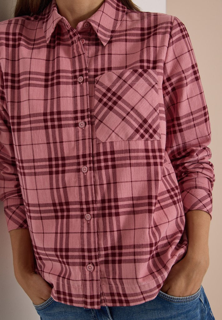 TOS Check Corduroy Blouse