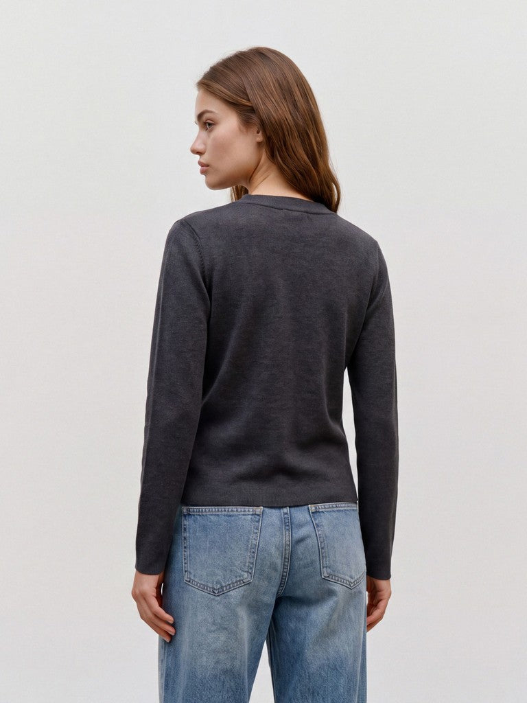 VMMILLE LS V-NECK CARDIGAN NOOS