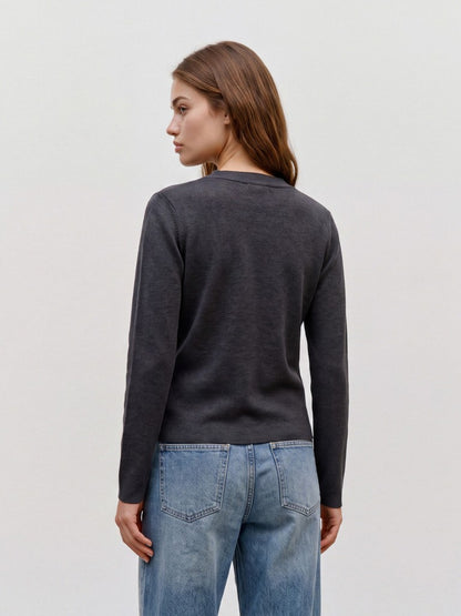VMMILLE LS V-NECK CARDIGAN NOOS