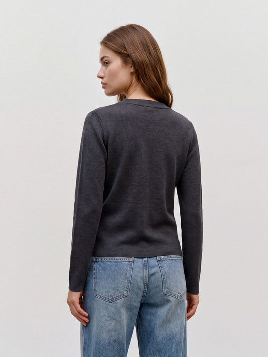 VMMILLE LS V-NECK CARDIGAN NOOS