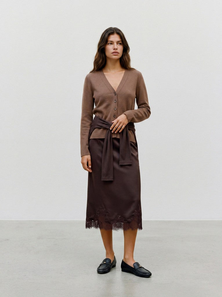 VMMILLE LS V-NECK CARDIGAN NOOS