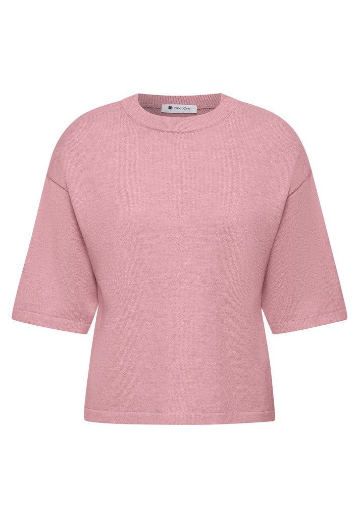 LTD_QR_3/4 sleeve basic sweate