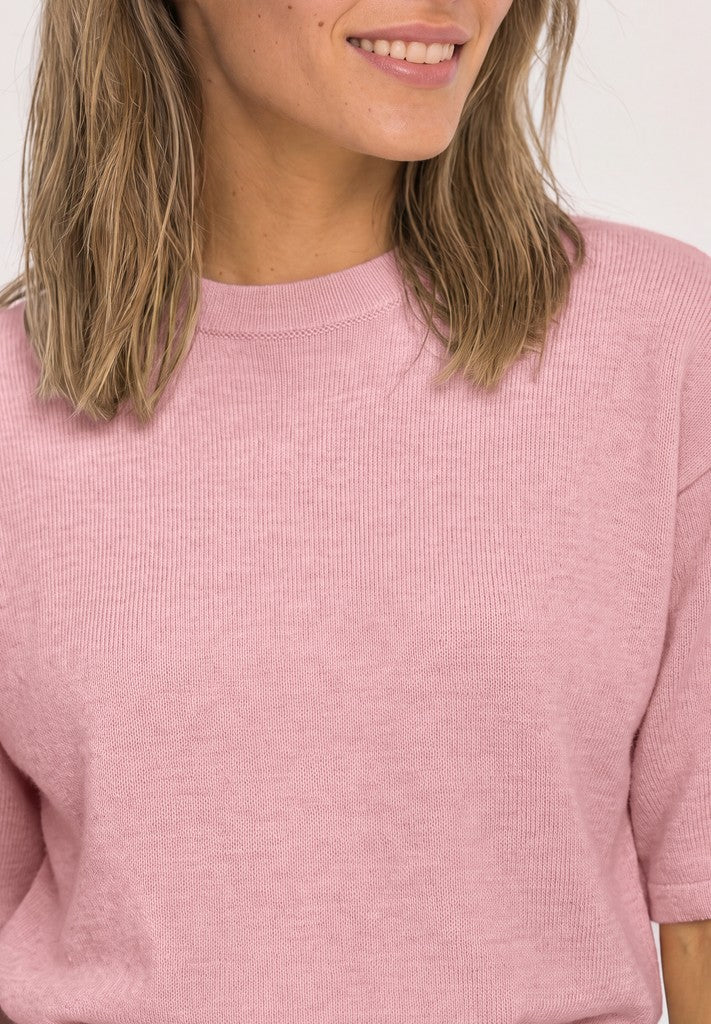 LTD_QR_3/4 sleeve basic sweate
