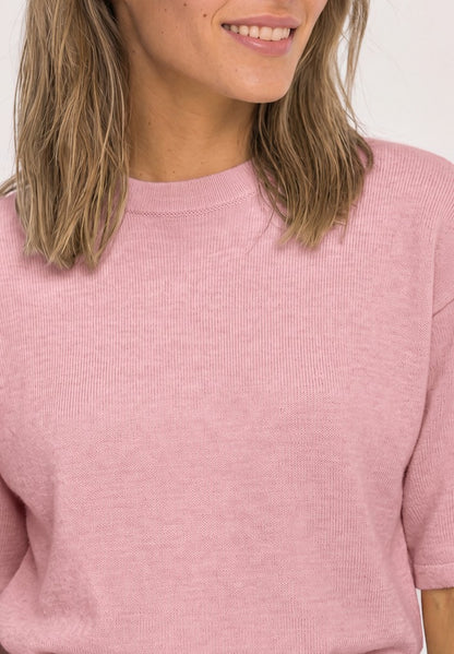 LTD_QR_3/4 sleeve basic sweate