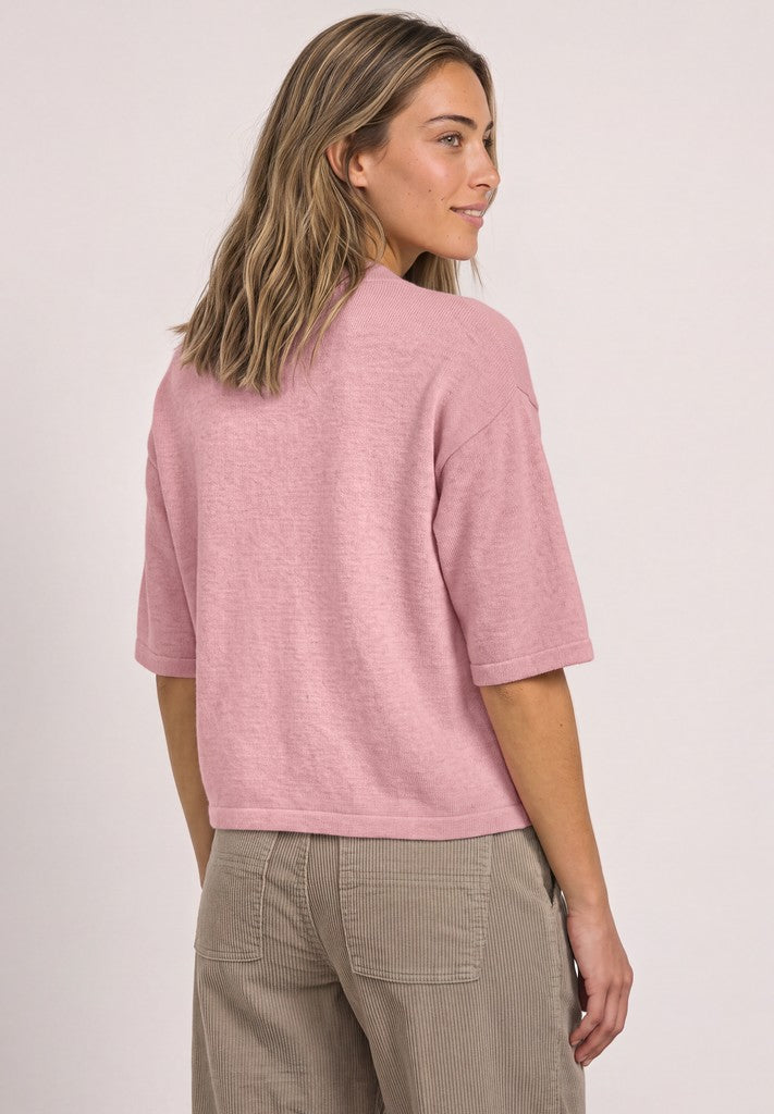 LTD_QR_3/4 sleeve basic sweate