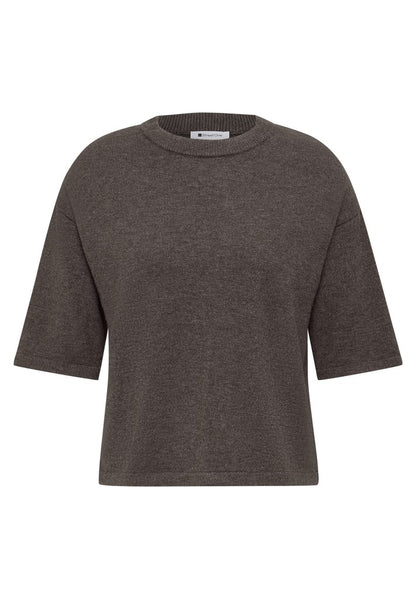 LTD_QR_3/4 sleeve basic sweate