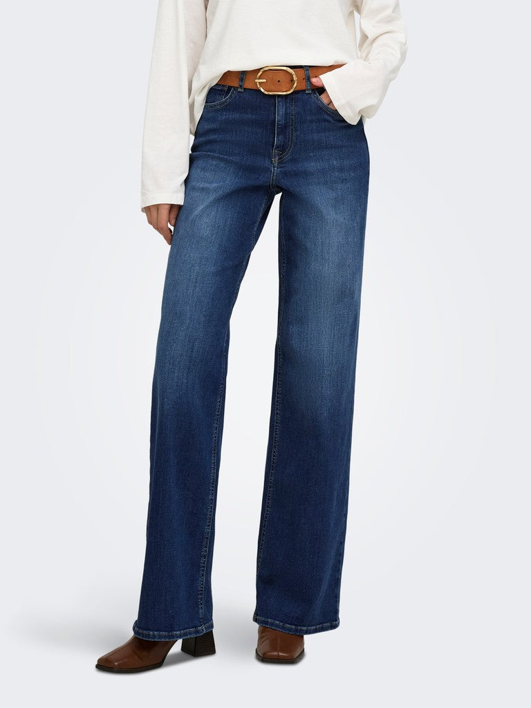 ONLMADISON BLUSH HW WIDE DNM DOT229