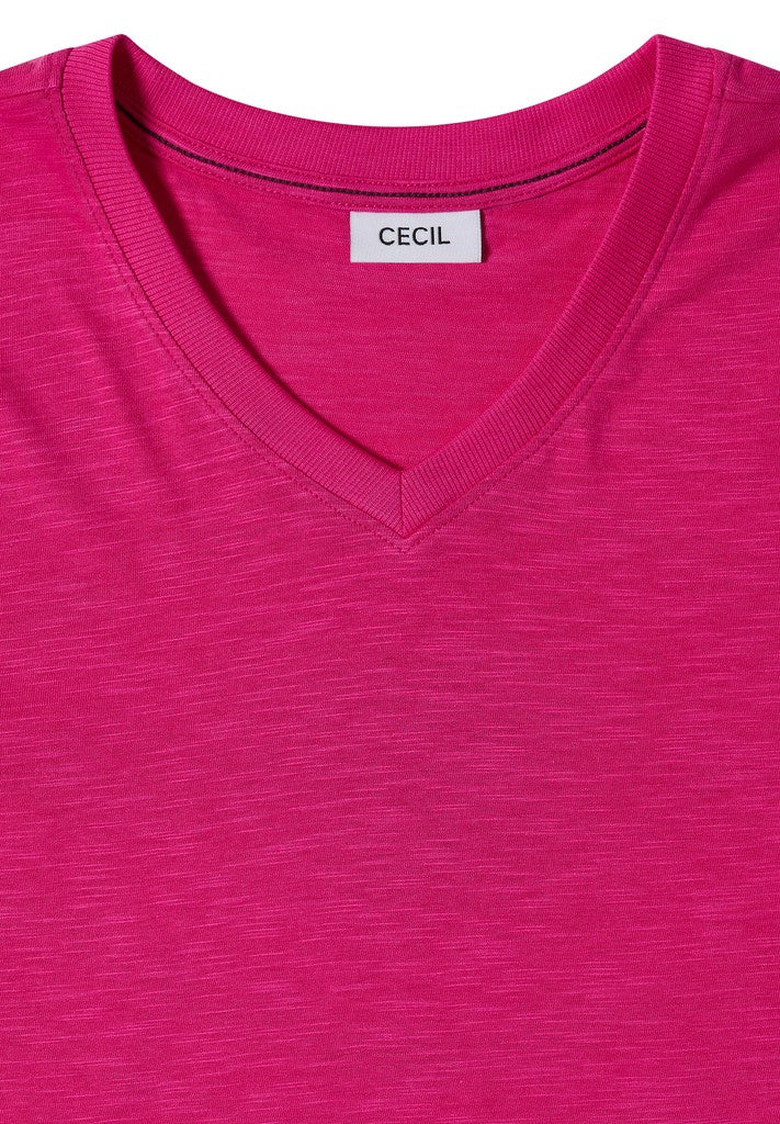Rib V-Neck Shirt