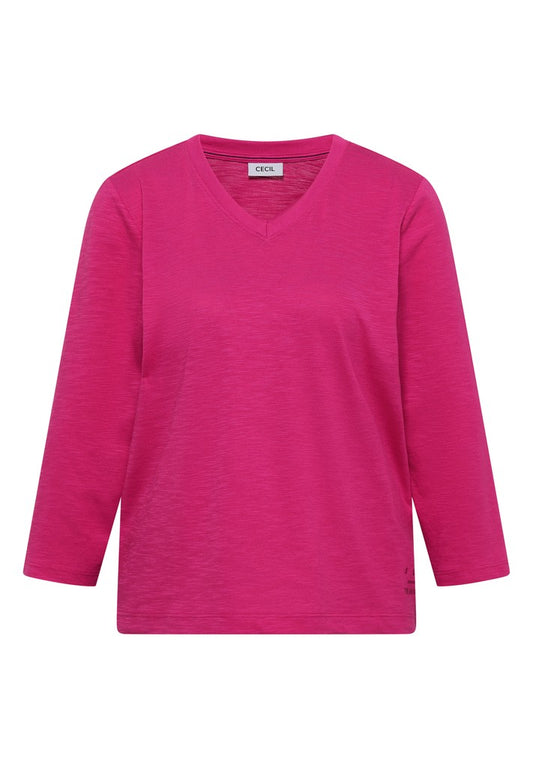 Rib V-Neck Shirt