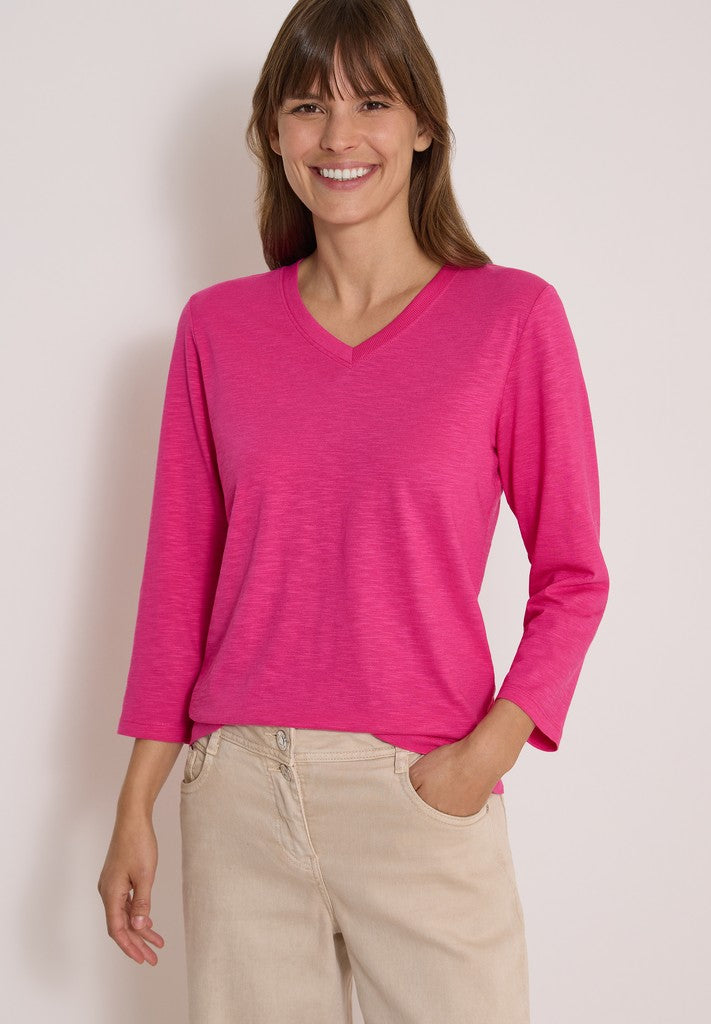 Rib V-Neck Shirt