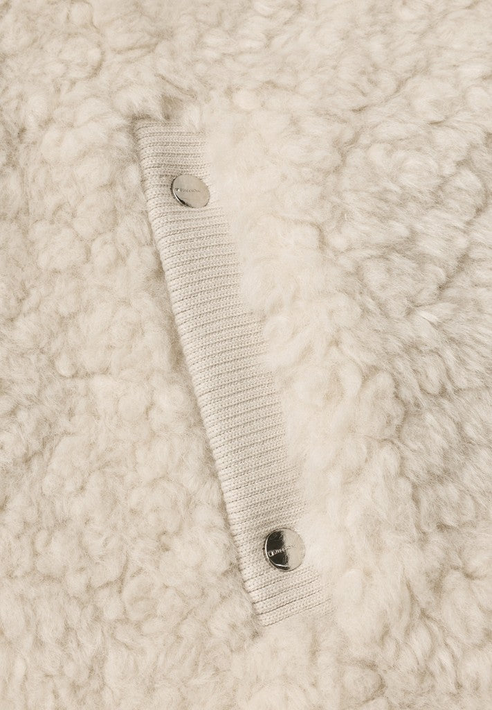 LTD QR Curly  Fake Fur Vest w.
