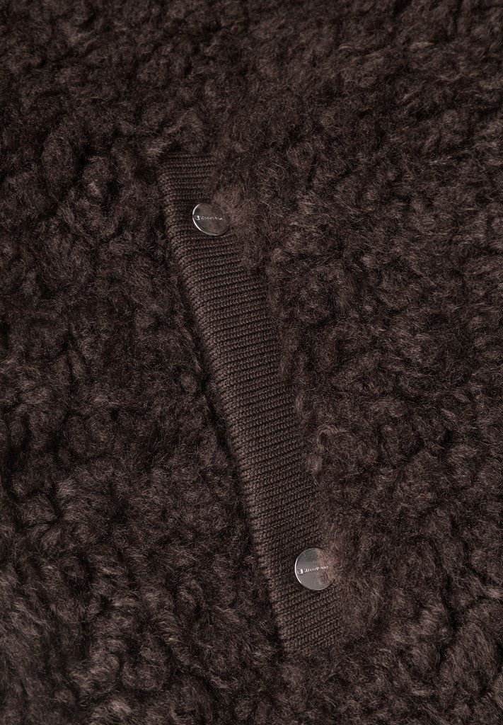 LTD QR Curly  Fake Fur Vest w.