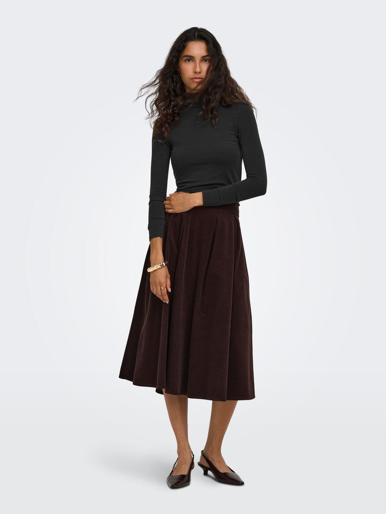 ONLGLAMOUR L/S ROLL-NECK TOP JRS NO