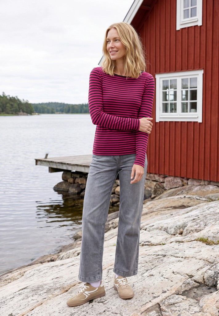 TOS Striped Layering Shirt