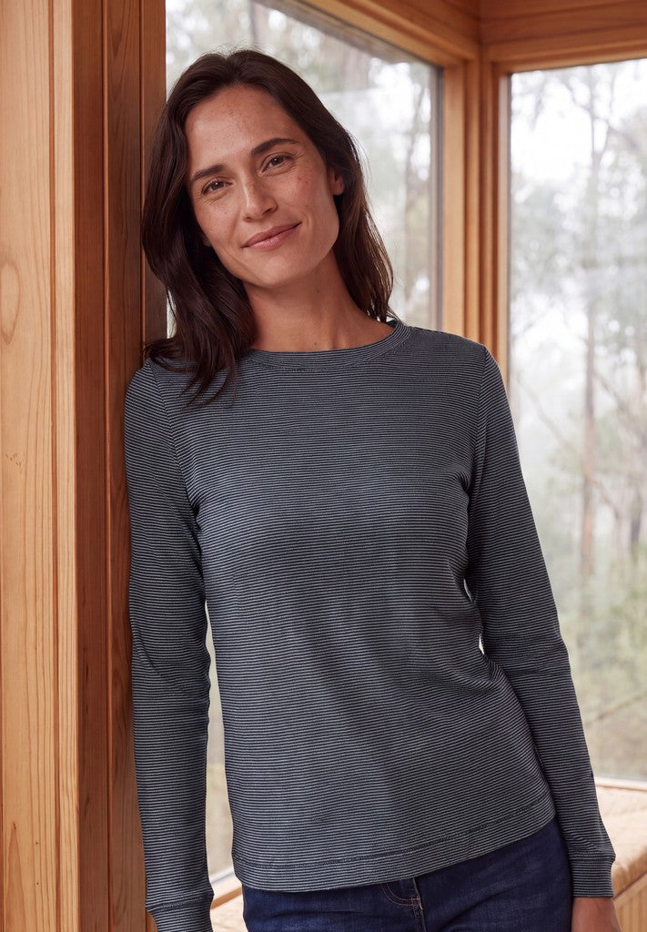 TOS Small Striped Boatneck