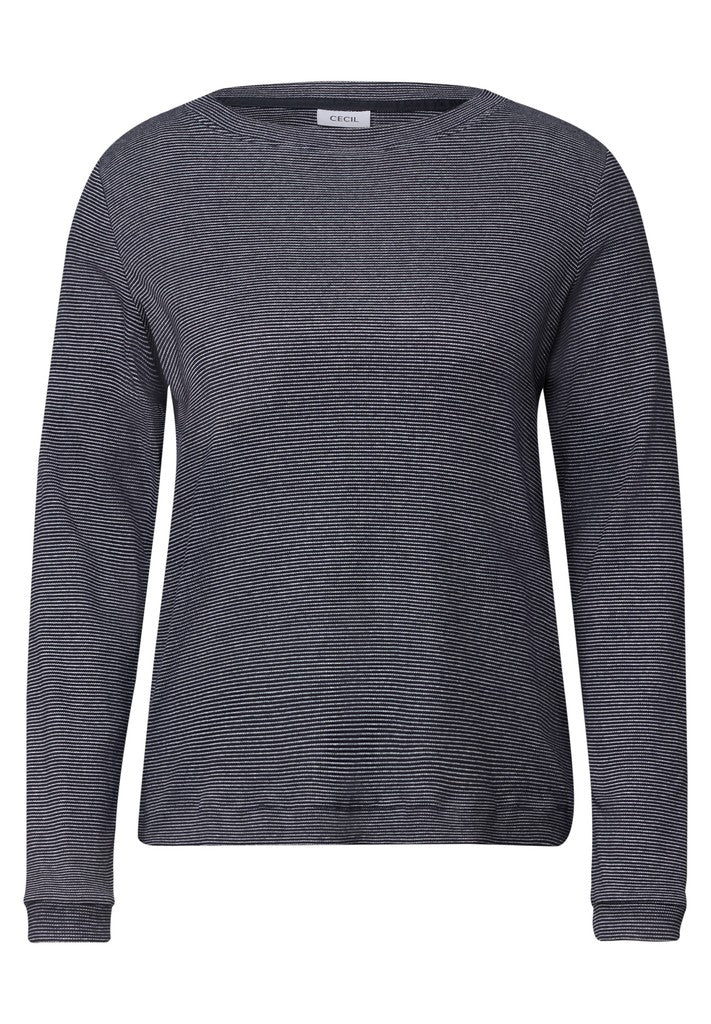 TOS Small Striped Boatneck