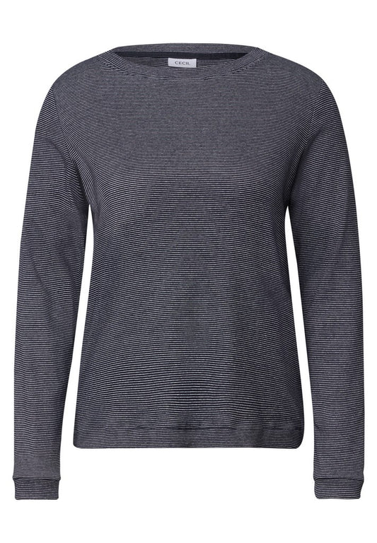 TOS Small Striped Boatneck