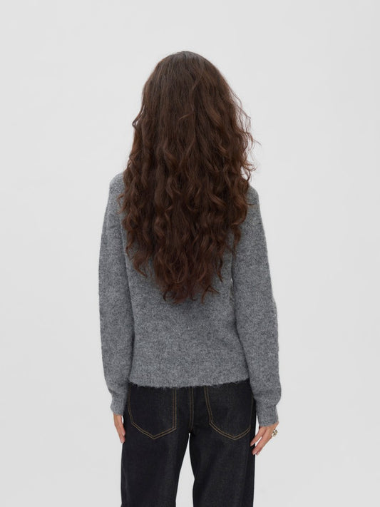 VMBERRY LS O-NECK ZIPPER CARIDGAN N