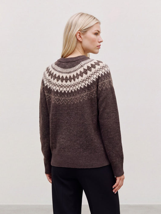 VMSIMONE LS NORDIC PULLOVER GA REP