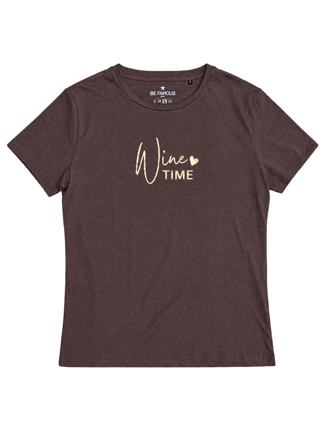 WINETIME print puffy gold MFM02