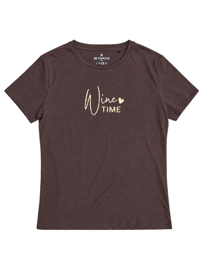 WINETIME print puffy gold MFM02